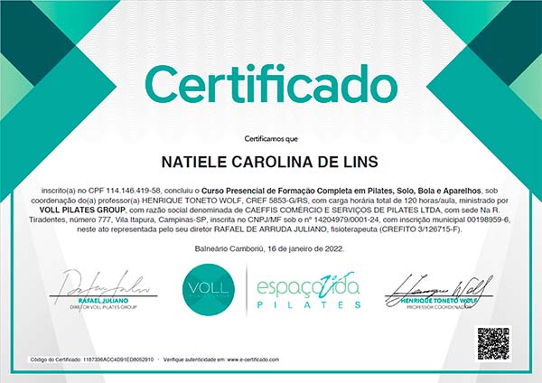 certificado